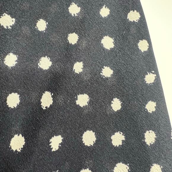 Maeve Anthropologie Preparation Button Front Shirt Dress Polka Dots Navy size XS - Picture 5 of 11